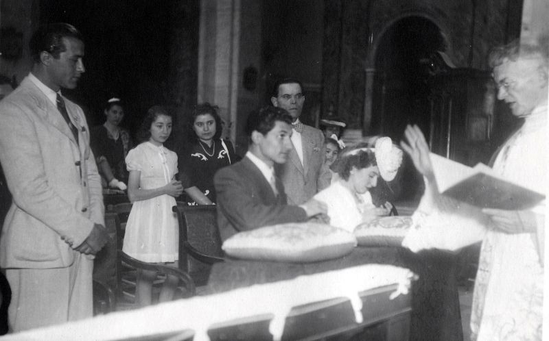 Matrimonio Luigi Termine 1944 Roma