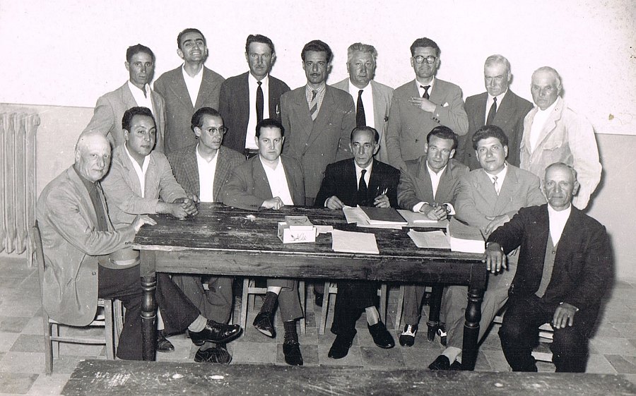 1956 Eelezioni Comunali - Amministratori lista Tromba