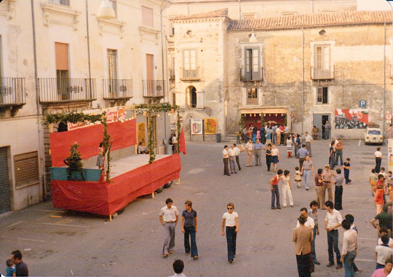 San Marco Argentano Preparativi festa Unità 1976