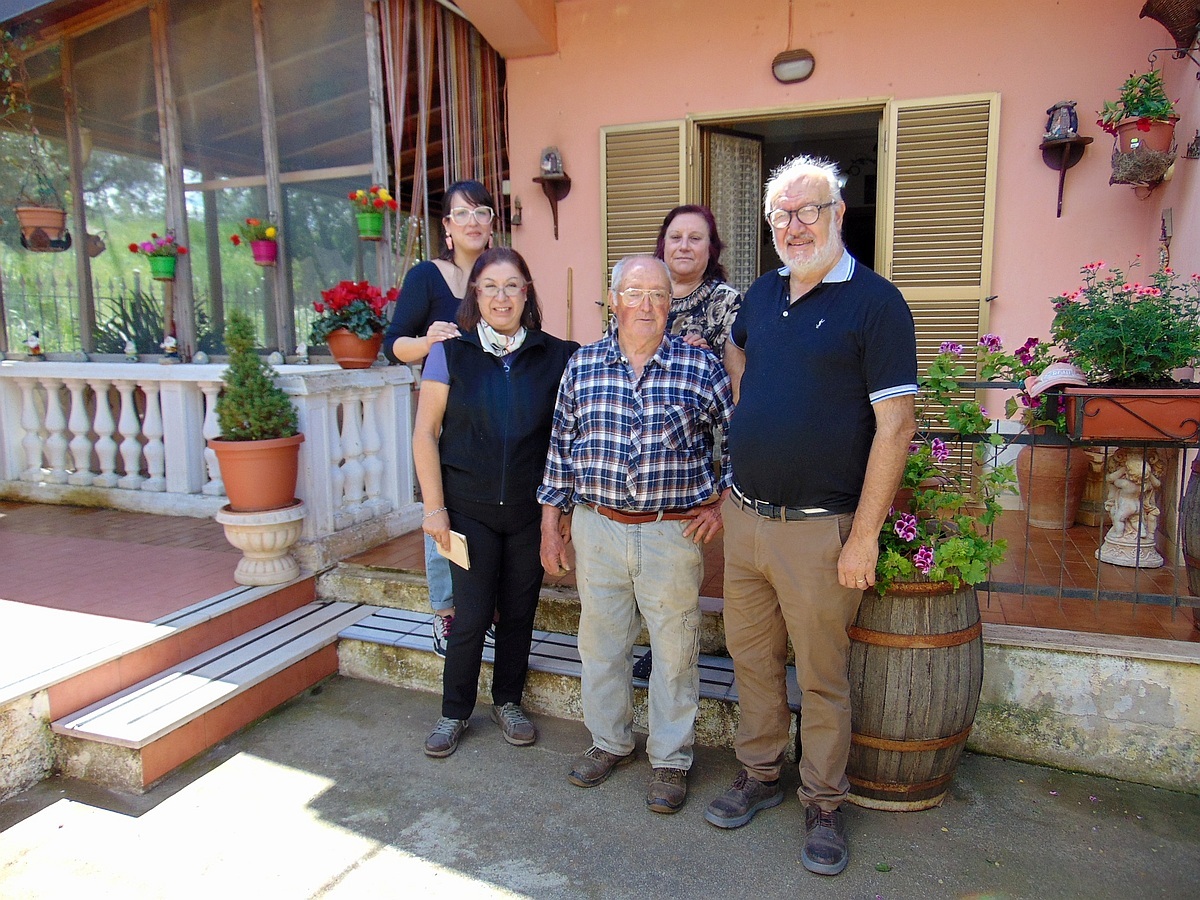 Miguel Fiorito, Alicia, Laura, Piero Maritato, sig.ra Andreoli