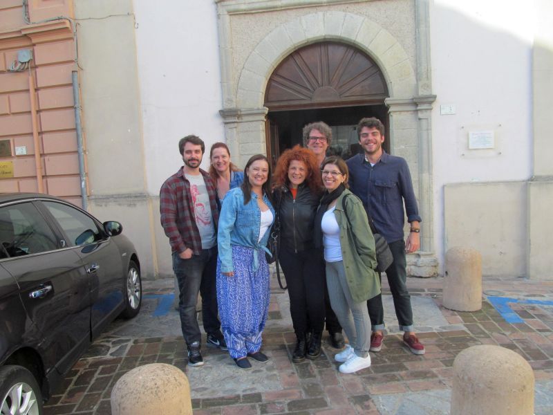 Gruppo di brasiliani con AnnaLorena Romano