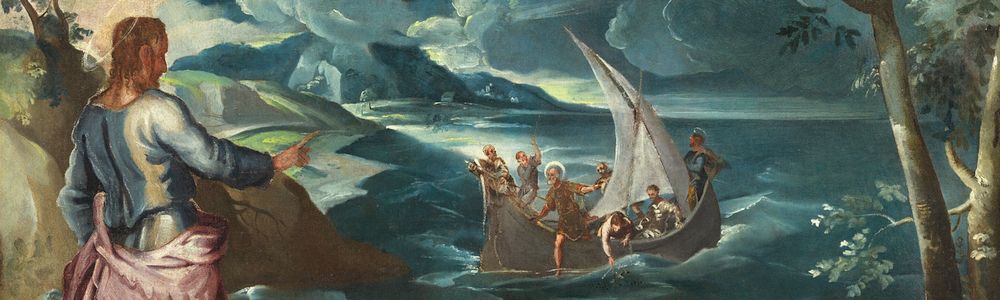 Christ at the Sea of Galilee di Lambert Sustris (1570 circa)