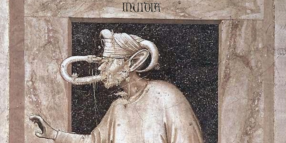 Particolare dell'affresco di Giotto nella Cappella degli Scrovegni a Padova