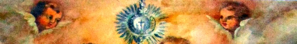 Particolare del dipinto raffigurante San Pasquale Baylon nella chiesa della Riforma