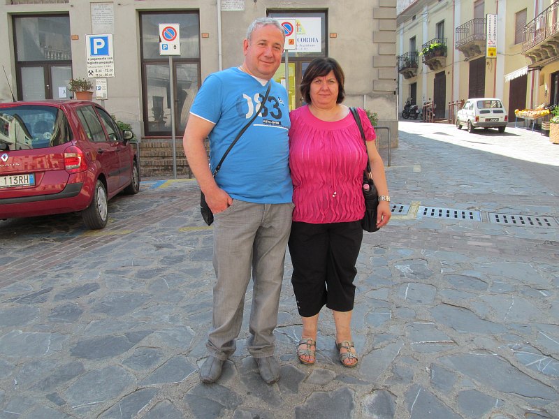Remo Fiore e la moglie Franca Piraino