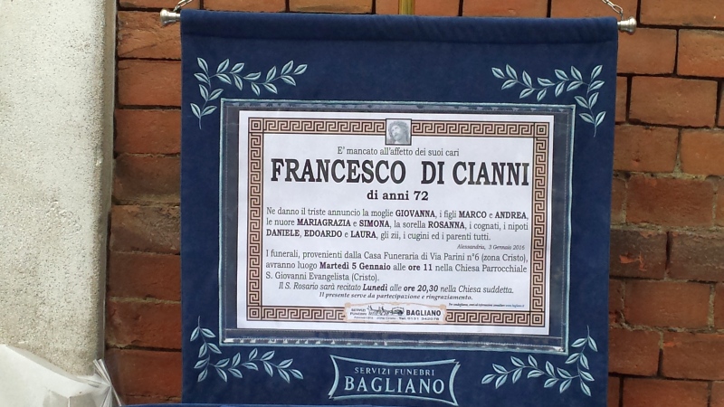 Funerali di Francesco DiCianni
