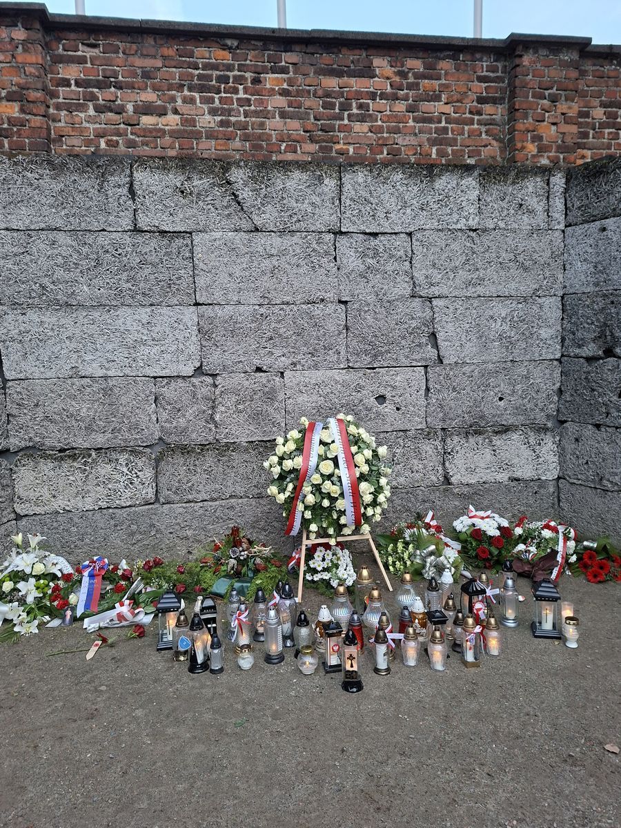 Giancarlo e Katia ad Auschwitz