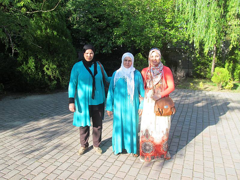 Bushra, la madre e la sorella
