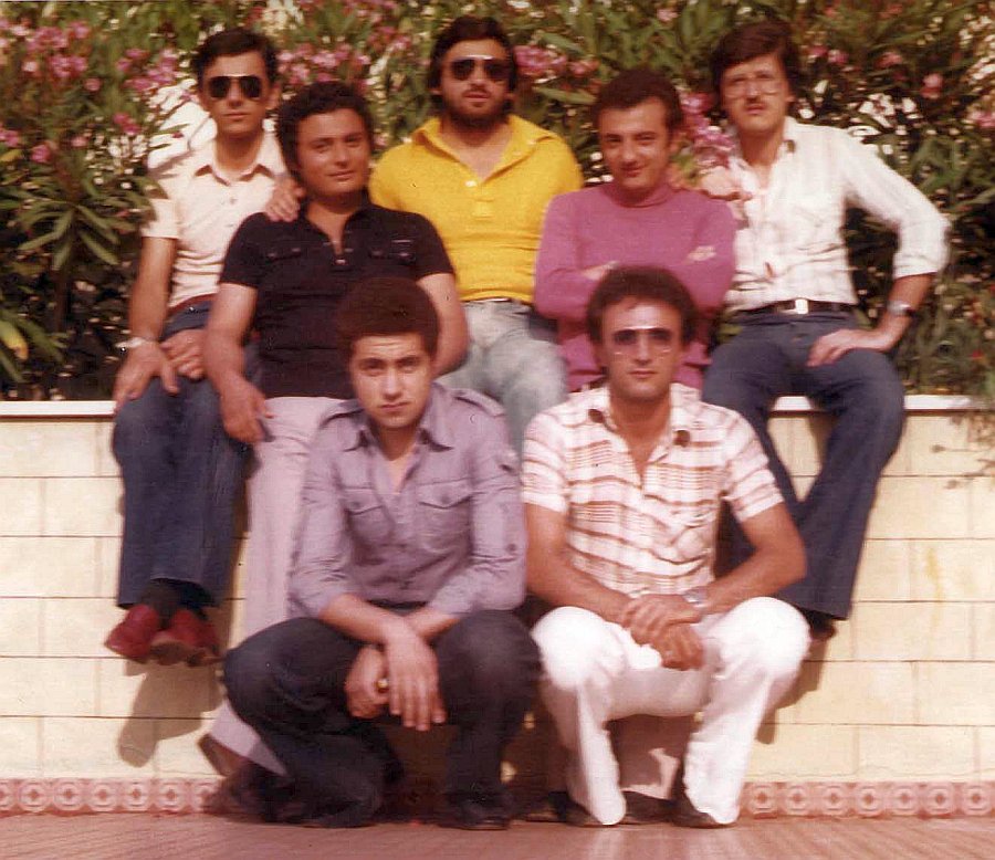Gruppo di amici 1976 San Marco Argentano