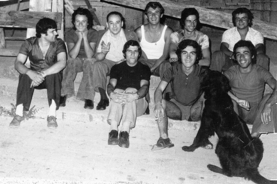 San Marco Argentano 1974 Gruppo di amici