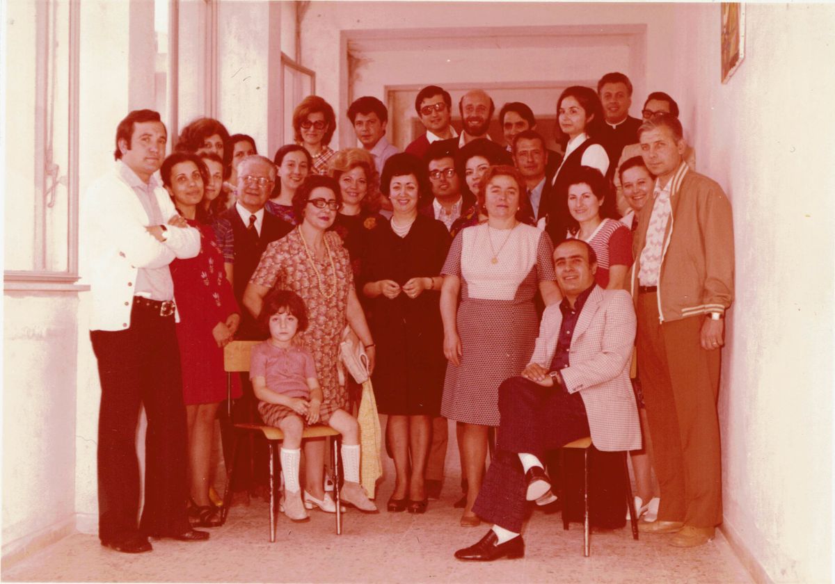 Preside e professori scuola media 1973