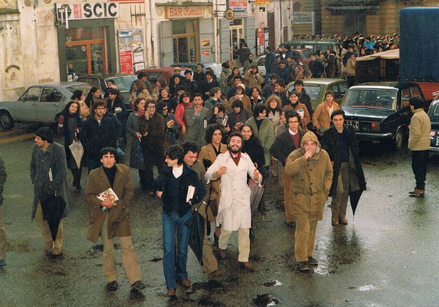 San Marco Argentano Manifestazione disservizio ENEL 1981