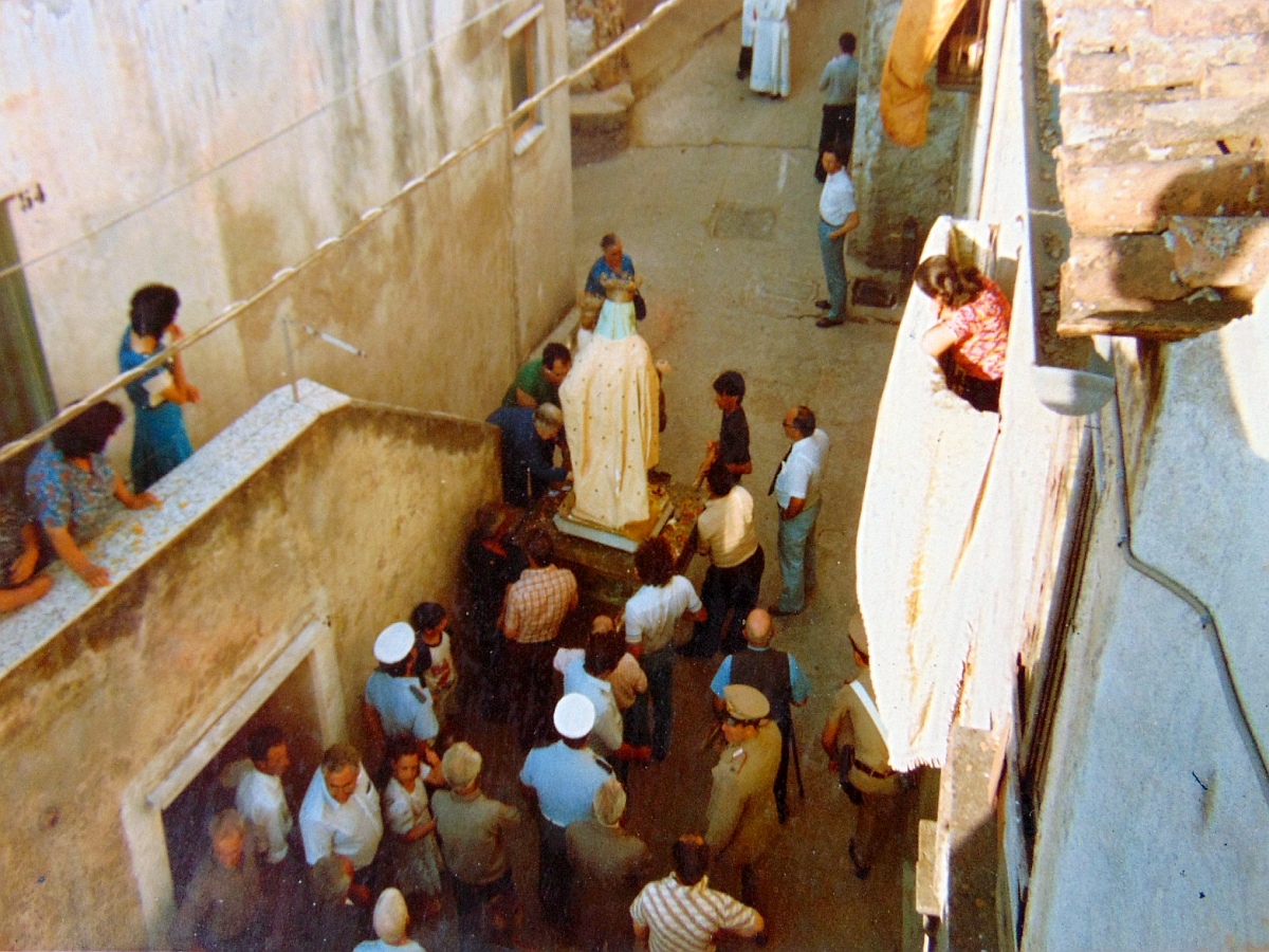 Processione di Santa Maria in via Iulia luglio 1984