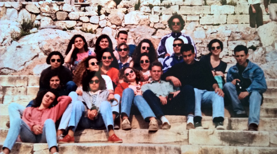 San Marco Argentano 1992 III liceo Candela gita in Umbria