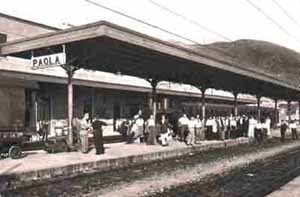 estação de Paola antes 1970