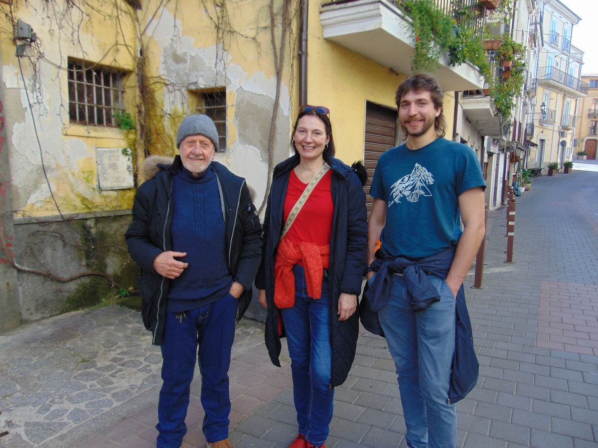 Jana Magdalena Janku con il figlio e il prof. 3 febbraio 2026