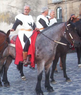 Cavalieri al seguito del Conte di Ariano