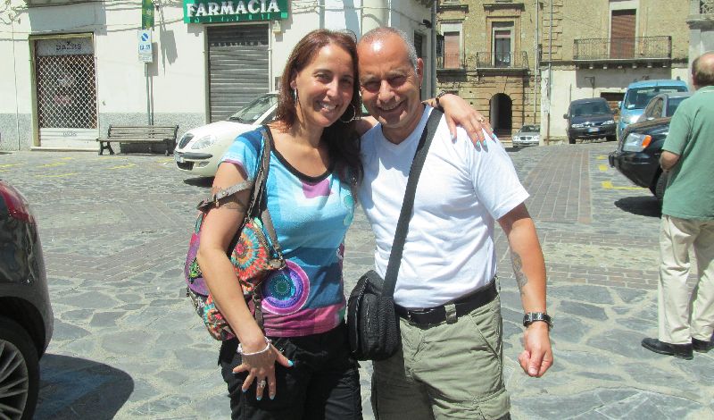 Renato Rimedio con la moglie Maria Luisa Salerno