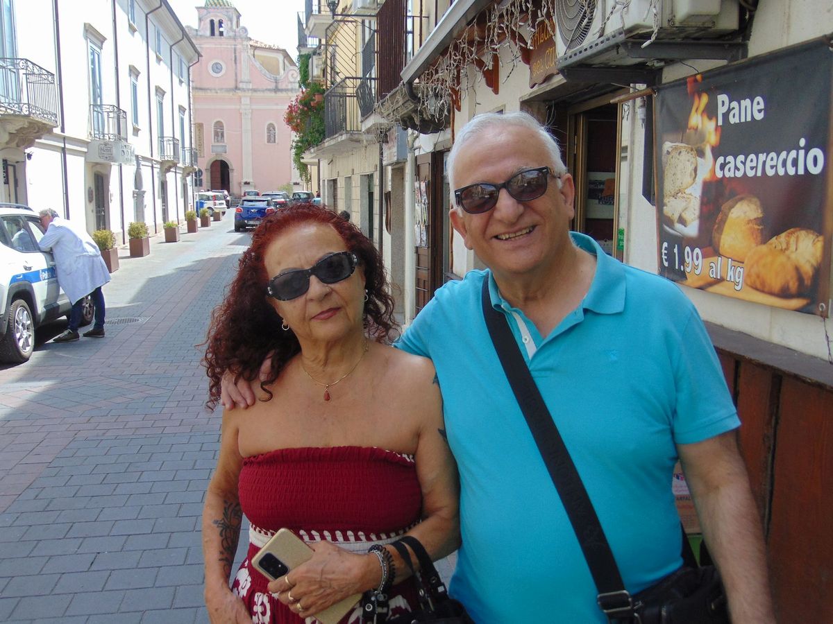 Wally Fortunio e Luciano Rapanà